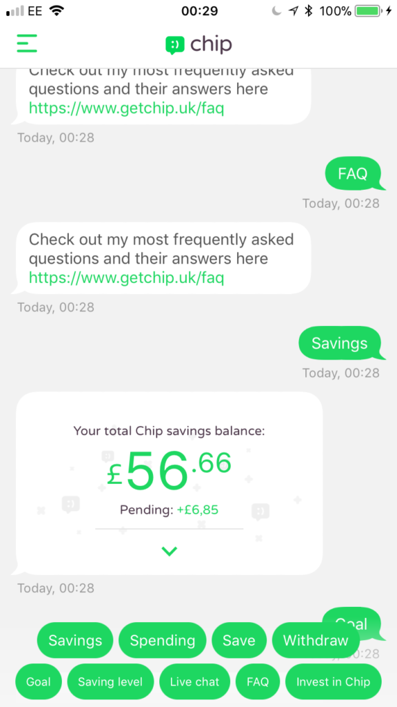 chip automated saving for freelancers